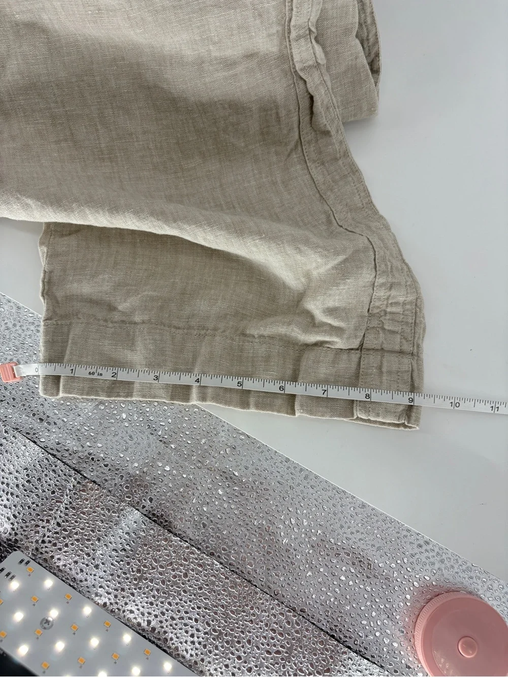 Quince 100% European Linen Wide Leg Pants Flax Small